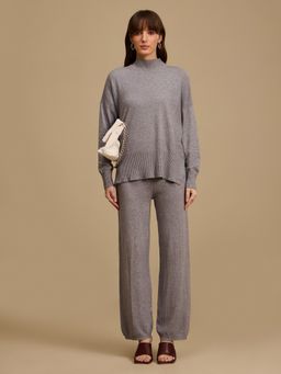 Kazo - Knitted Winter Grey Co-Ord (Set of 2)