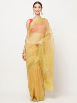 Fabindia - Cotton Silk Printed Sari