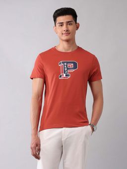 U.S. Polo Assn. Denim Co. - Red Men's Muscle Fit Brand Printed T-Shirt