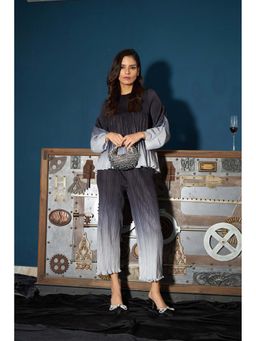 TASUVURE - Grey Rylie Ruffle Ombre Co-Ord (Set of 2)