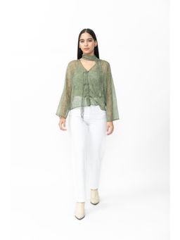 Contemponari - Crest Top With Camisole And Scarf