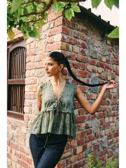 Contemponari - Printed Regular Sil Top