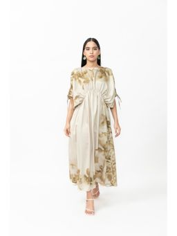 Contemponari - Green Printed Zenya Dress