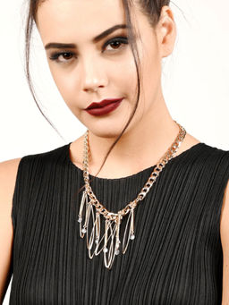 Odette - Chunky Gold Charm Necklace