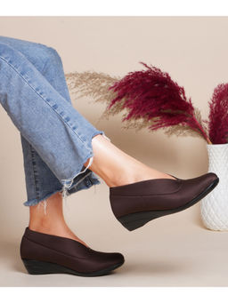 SHUZ TOUCH - Women Heeled Bellies Brown