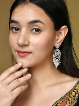 Silvermerc Designs - American Diamond Classic Dangler Earring