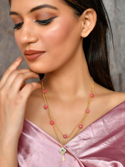 Silvermerc Designs - Brass Gold-Plated Layered Necklace