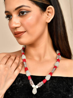 Silvermerc Designs - Gold-Plated Brass Stones And Beads Beaded Necklace