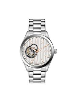 Franklord - Silver Frost Regal Sapphire Open Heart Analog Watch for Men Fl01 Wht (M)