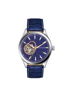 Franklord - Ocean Crest Regal Sapphire Open Heart Analog Watch for Men Fl02 Blu (M)