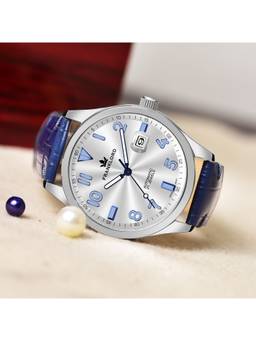 Franklord - Lunar Silver Regal Sapphire Series Analog Watch for Men Fl03 Sl (M)