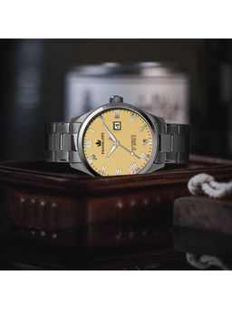 Franklord - Regal Sapphire Roman Series Sunburst Monarch Luxury Automatic Watch Fl09 Ylw (M)