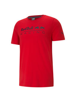 Puma - Red Bull Racing Motorsports Logo Red Mens Casual T-Shirt