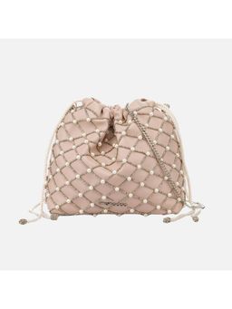 MONADAA - Women'S Pink Royale Potli Bag (S)