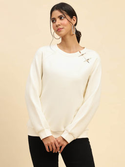 Global Republic - Embroidery Loose Fit Sweatshirt for Women