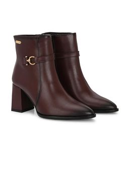 Delize - Maroon Women High Heel Casual Boots