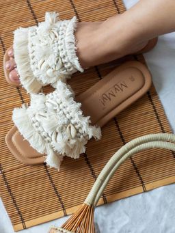 MyMy Footwear - Bora Bora White Flats