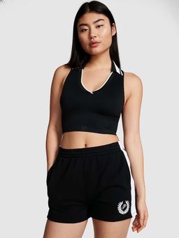 Victoria's Secret - Black Ivy Fleece Relaxed Shorts