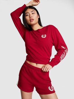 Victoria's Secret - Red Ivy Fleece Relaxed Shorts