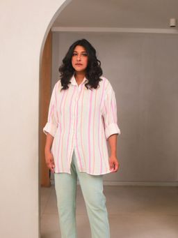 WHY SO BLUE - Anne Shirt - White