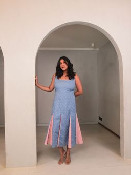 WHY SO BLUE - Polly Day Dress - Blue