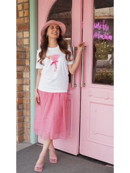 Weaving Cult - Cosmo Hand Painted T-shirt - White