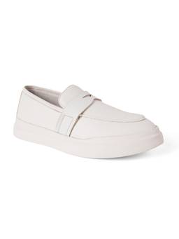 Monkstory - Minimal Slip-On Sneakers - White