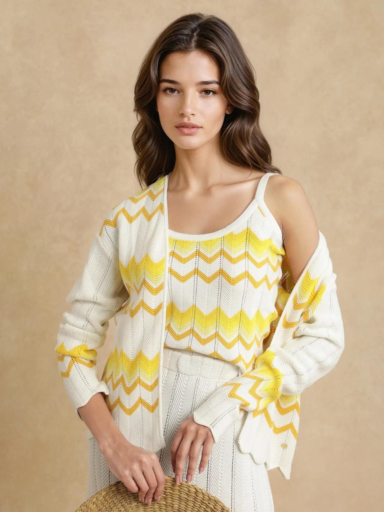 rareism Women 100% Cotton Plain Relaxed Shrug-picture-15