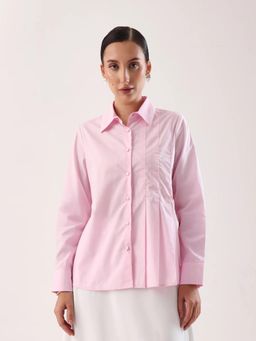 RAREISM - Women Cotton Plain Regular Shirt