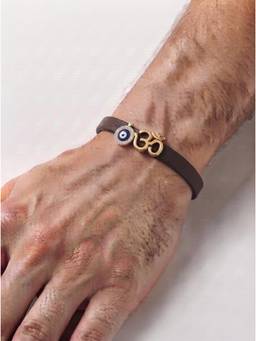 MINJI AND CO. - Women Blue Evil Eye Bracelet Rakhi