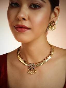 KATTAM - Women Multi-Color Stones Jewellery Set