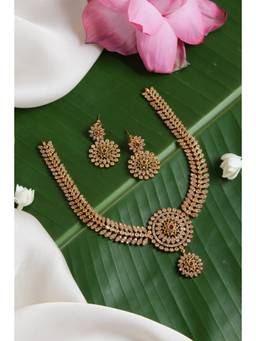 KATTAM - Women Gold Stones Jewellery Set