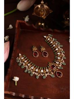 KATTAM - Women Multi-Color Stones Jewellery Set