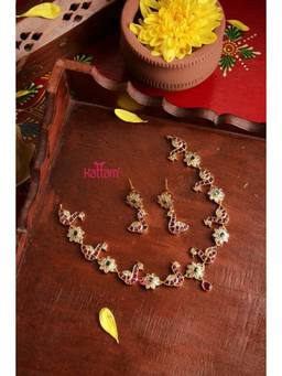 KATTAM - Women Multi-Color Stones Jewellery Set