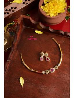 KATTAM - Women Multi-Color Stones Jewellery Set
