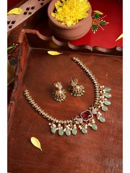 KATTAM - Women Multi-Color Stones Jewellery Set