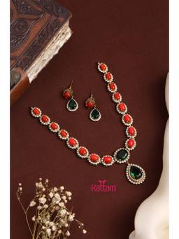 KATTAM - Women Multi-Color Stones Jewellery Set