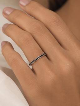 Stone Story By Shruti - Women Black Stones Rings