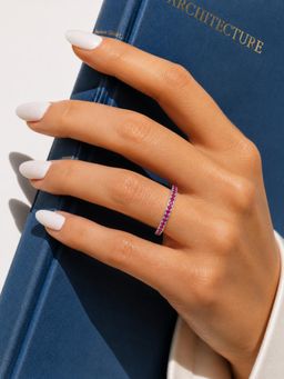 Stone Story By Shruti - Women Pink Stones Rings