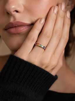Stone Story By Shruti - Women Multi-Color Stones Rings