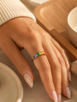 Stone Story By Shruti - Women Multi-Color Stones Rings