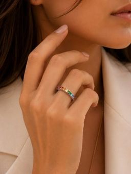 Stone Story By Shruti - Women Multi-Color Stones Rings