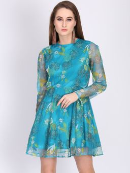 Dodo & Moa - Women Floral Print Dress