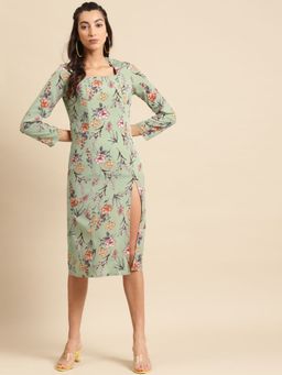 Dodo & Moa - Women Floral Print Dress