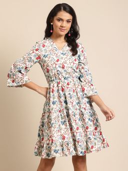 Dodo & Moa - Women Floral Print Dress