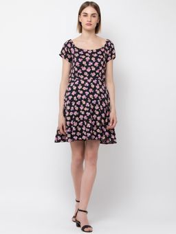 Dodo & Moa - Women Floral Print Dress