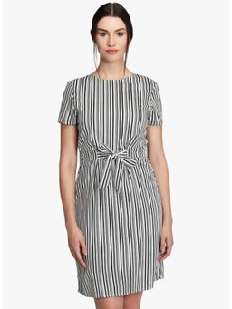 Dodo & Moa - Women Stripe Print Dress