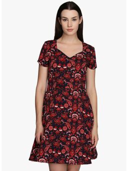 Dodo & Moa - Women Red Printed Dress