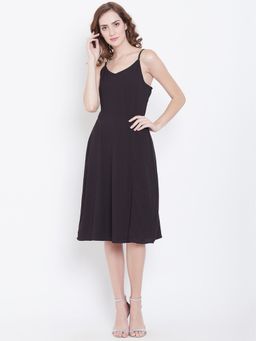 Dodo & Moa - Women Black Solid Dress