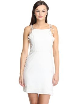 Dodo & Moa - Women White Solid Dress